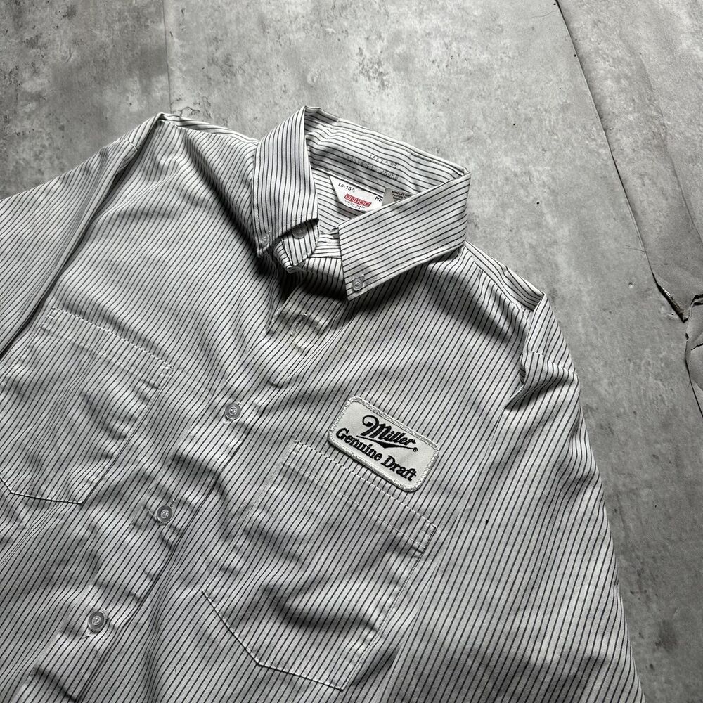 Vintage original Unitog Miller Genuine Draft Work Shirt